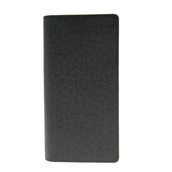Louis Vuitton Long Bifold Wallet Grey Taiga Leather Card Money Travel Holder - Picture 1 of 12